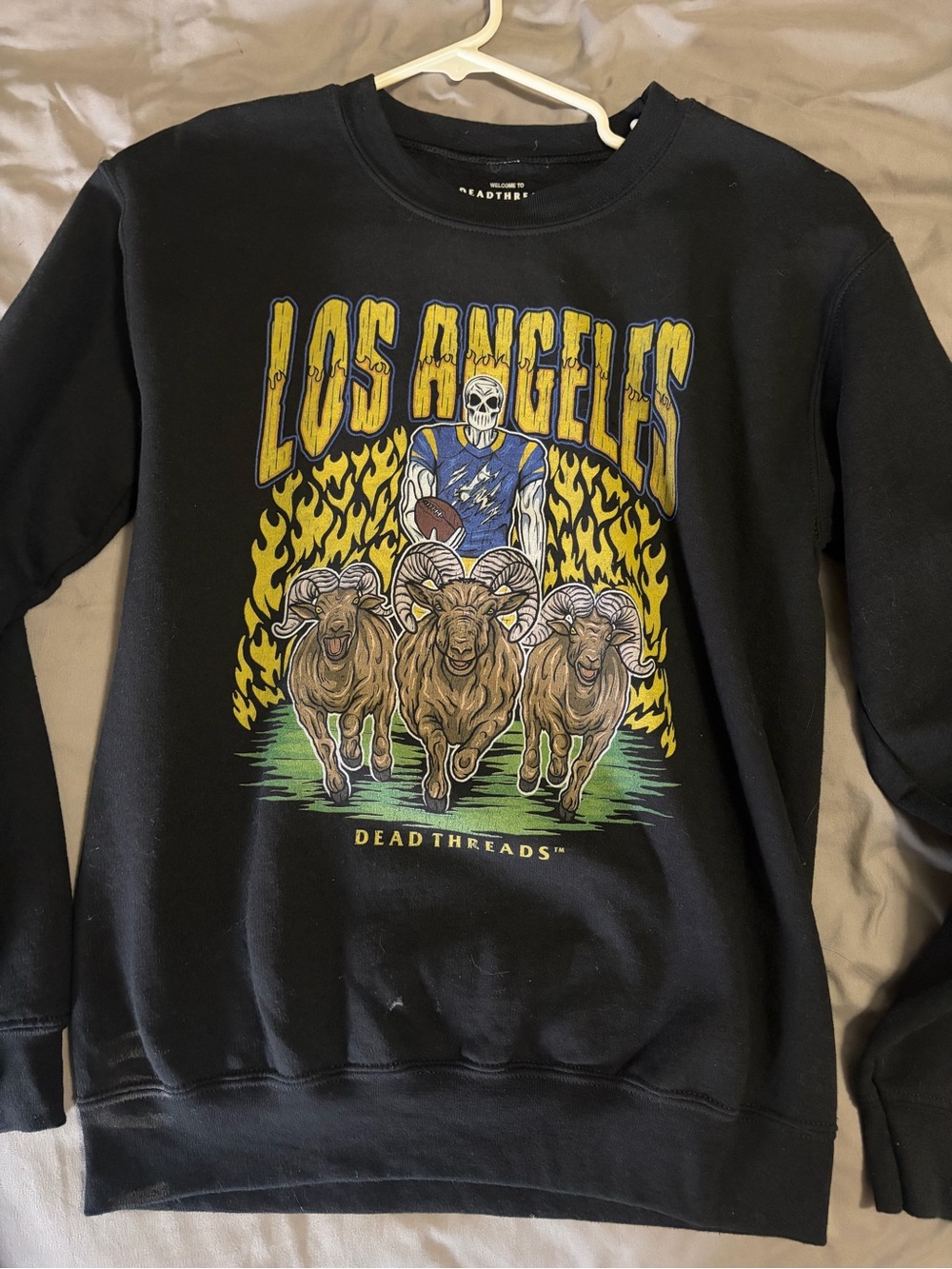 Dead Threads Black 'Los Angeles' Graphic Crewneck Sweatshirt